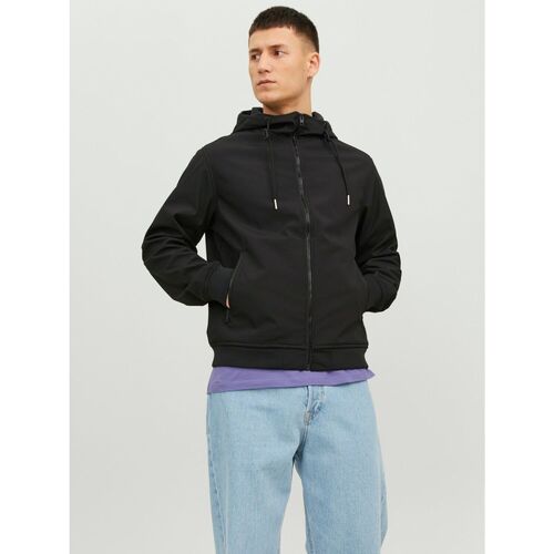 Jack & Jones - 12236300 SOFTSHELL-BLACK Negro