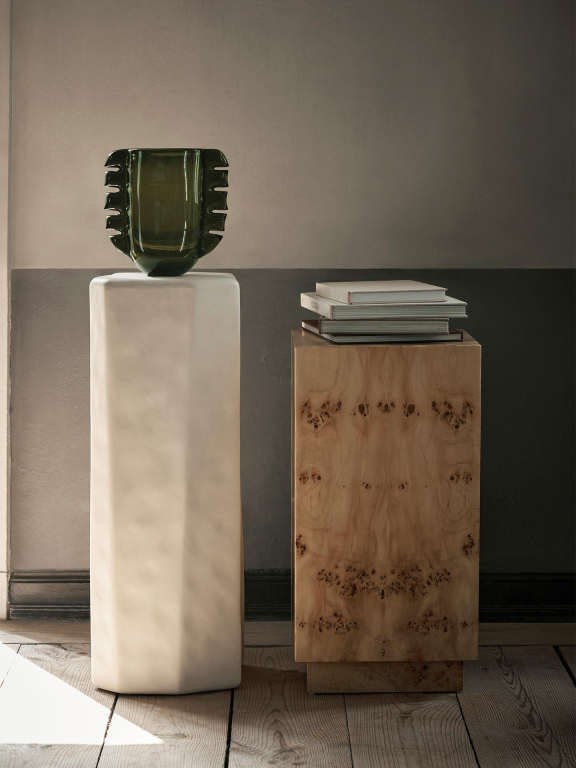Ferm Living Burl bijzettafel pilaar 35x35 natural