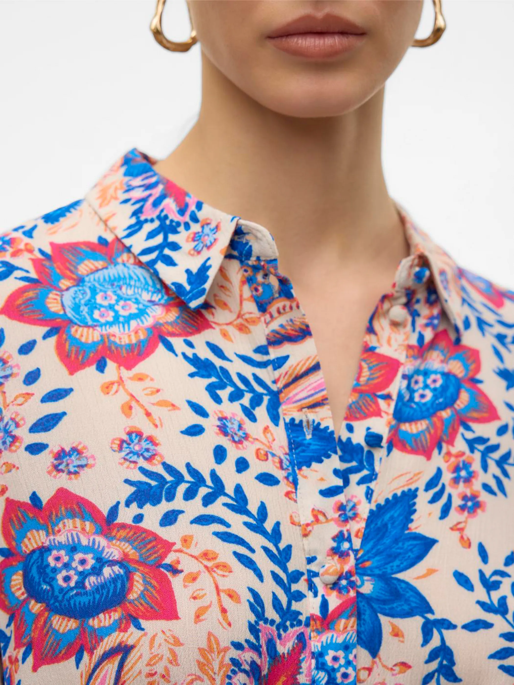 Vero Moda VMMENNY TIE SS SHIRT Bluse