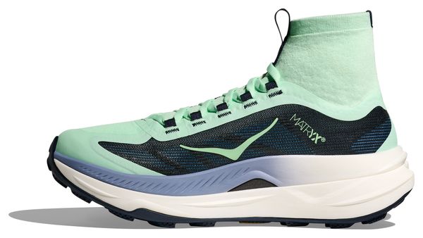 Chaussures Trail Hoka Tecton X 3 Vert/Bleu Femme