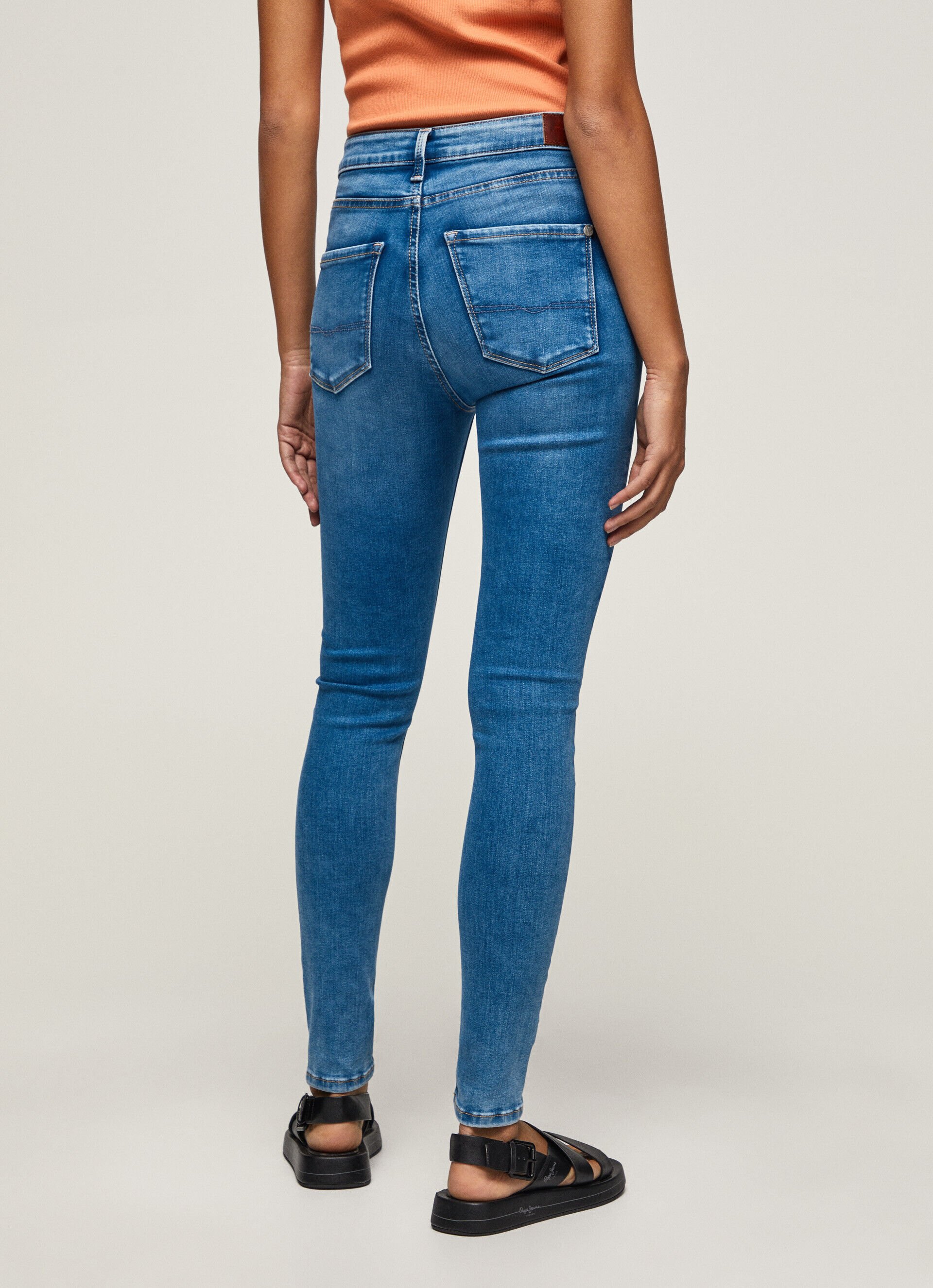 Calça jeans skinny de cintura alta Regent Fit - jeans