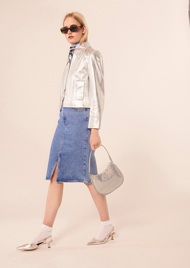 Jupe Jackiebleu en denim
