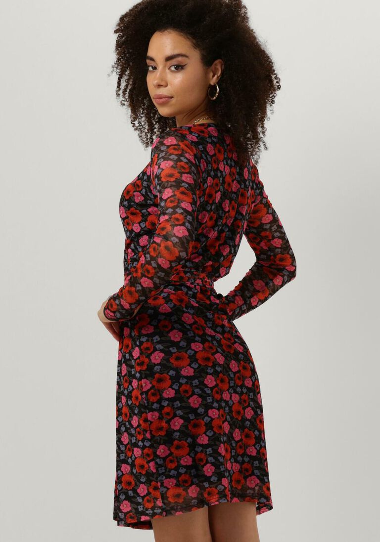 MODSTR\u00D6M multi modstr&ouml;m mini jurk binna print wrap dress