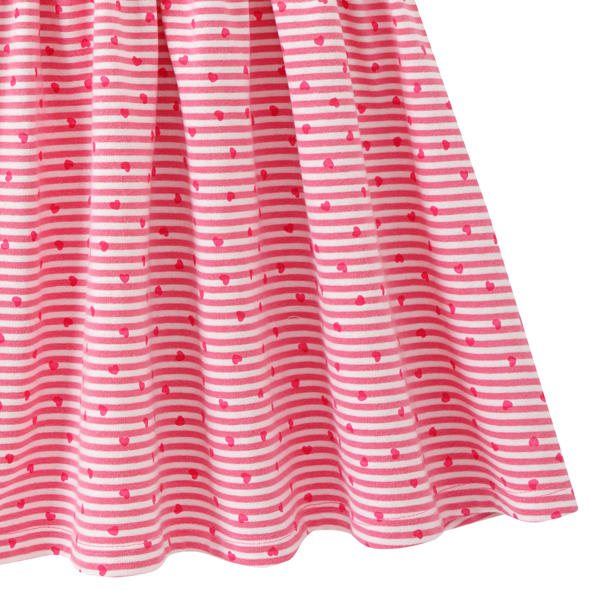 Topolino Mädchen Kleid mit Herzen pink