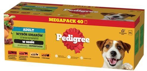 Pedigree - Multipack Portiezakjes - Gemengde Selectie in Gelei - 4 Soorten - 40x100g