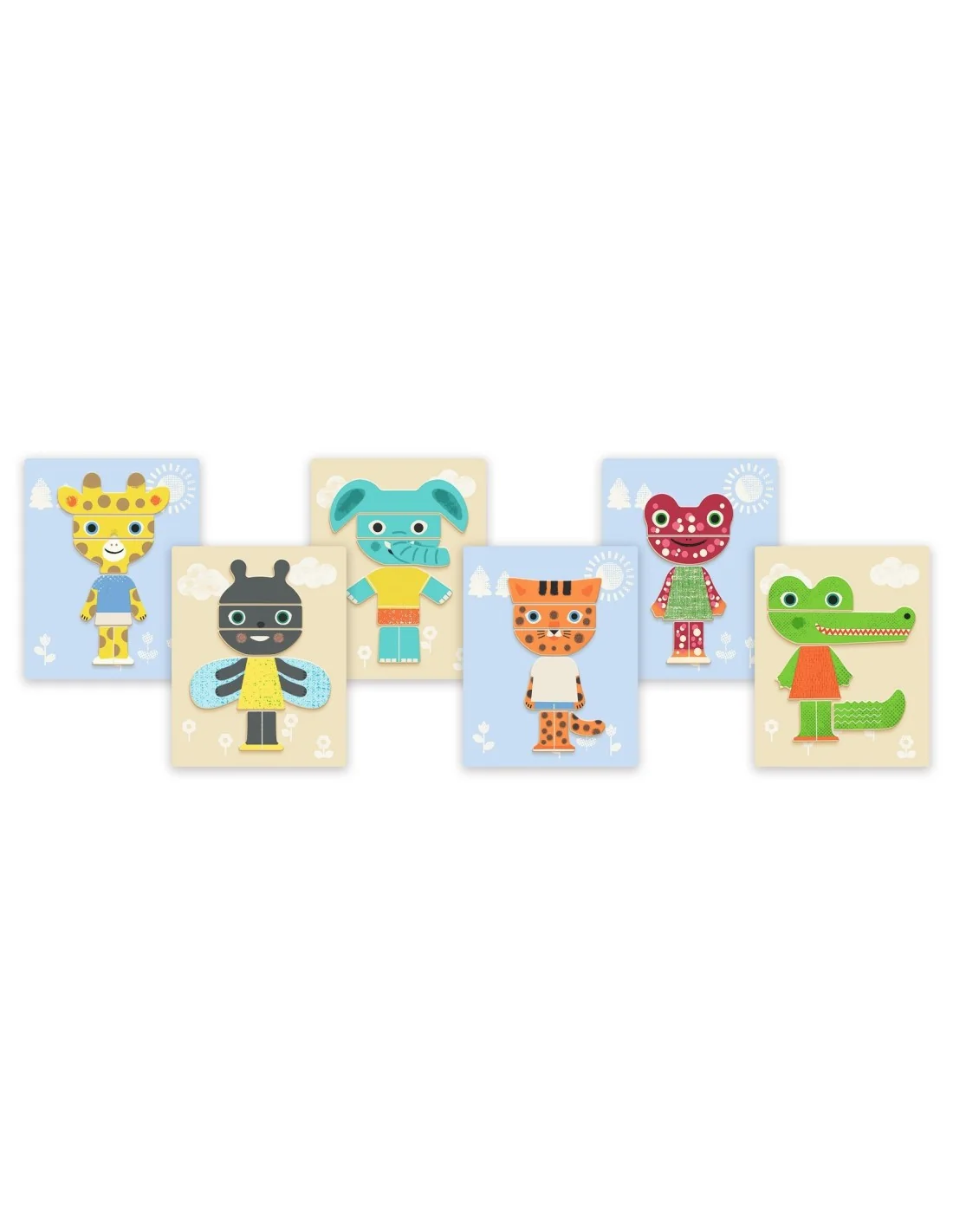 Djeco dj03071 Magneetset inzebox animals - 29st