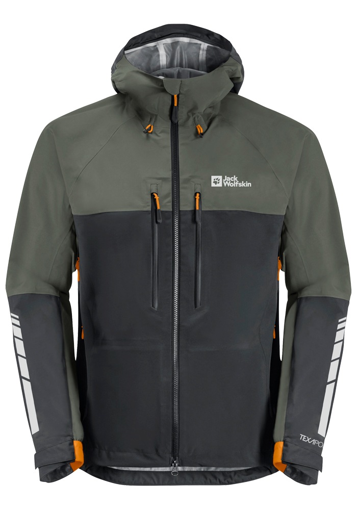 Jack Wolfskin Fahrradjacke »MOROBBIA 3L JKT M« mit Kapuze