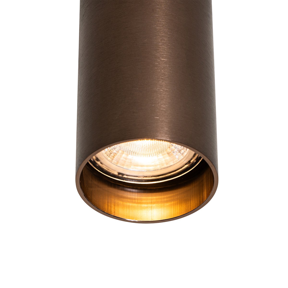 Moderne spot, donker brons, 5,5 cm - Tuba