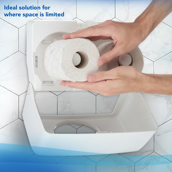 Scott 64 st Toiletpapier 8519 Essential Standaard Toiletpapier 2-laags wit (8519)