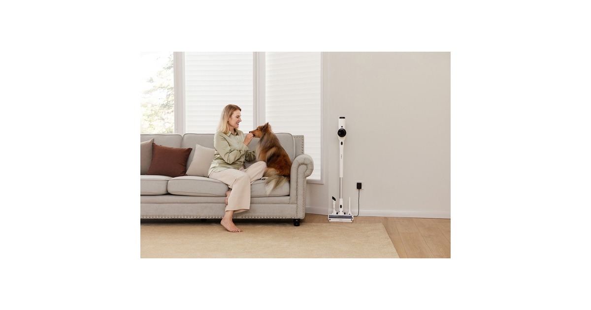 TinecoPURE ONE Air Pet+ Steelstofzuiger  (Wit/zwart, Smart | oplaadbaar | iLoop Smart Sensor-technologie | app)