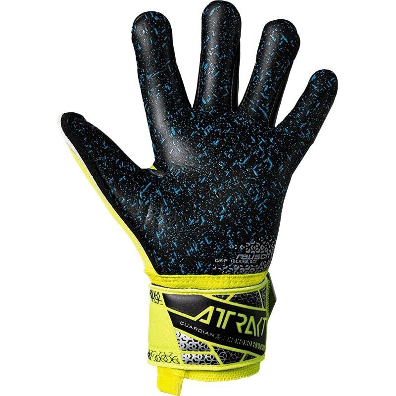 Reusch Gants de Gardien Attrakt Fusion Guardian GK:LAB - Jaune/Argenté/Noir Enfant
