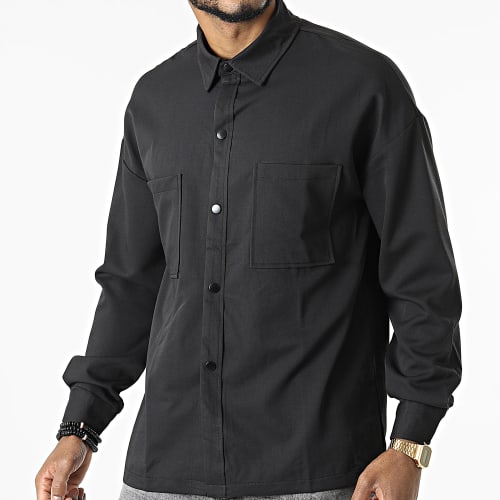 Chemise Manches Longues Noir