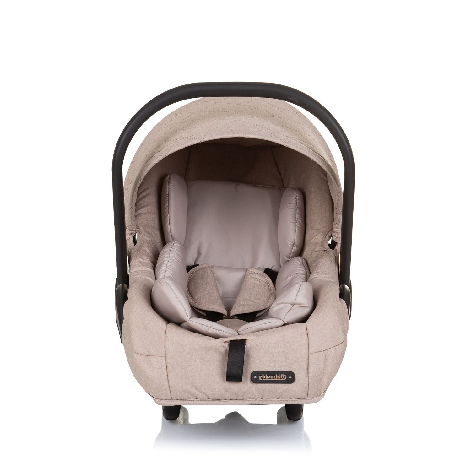 Chipolino Babyschale i-Size Harmony (40-85cm) Gruppe 0+ Sonnendach Schaukelbasis beige