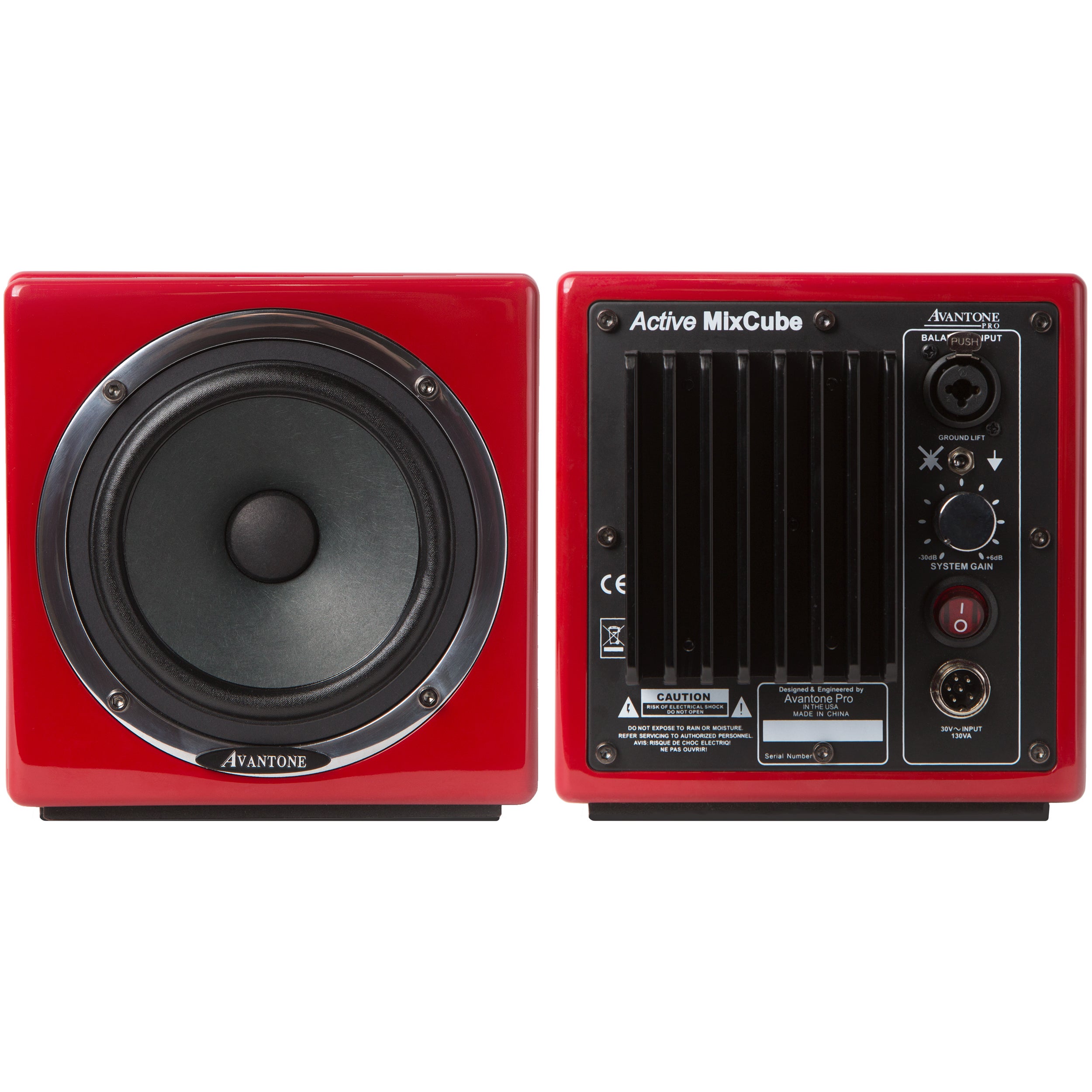 Avantone Pro MixCubes Red Pair actieve studiomonitor (set van 2)