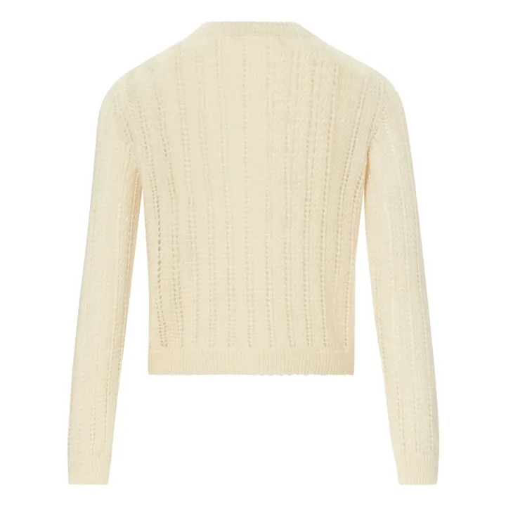 Masscob Gilet Ramona Alpaga | Ecru