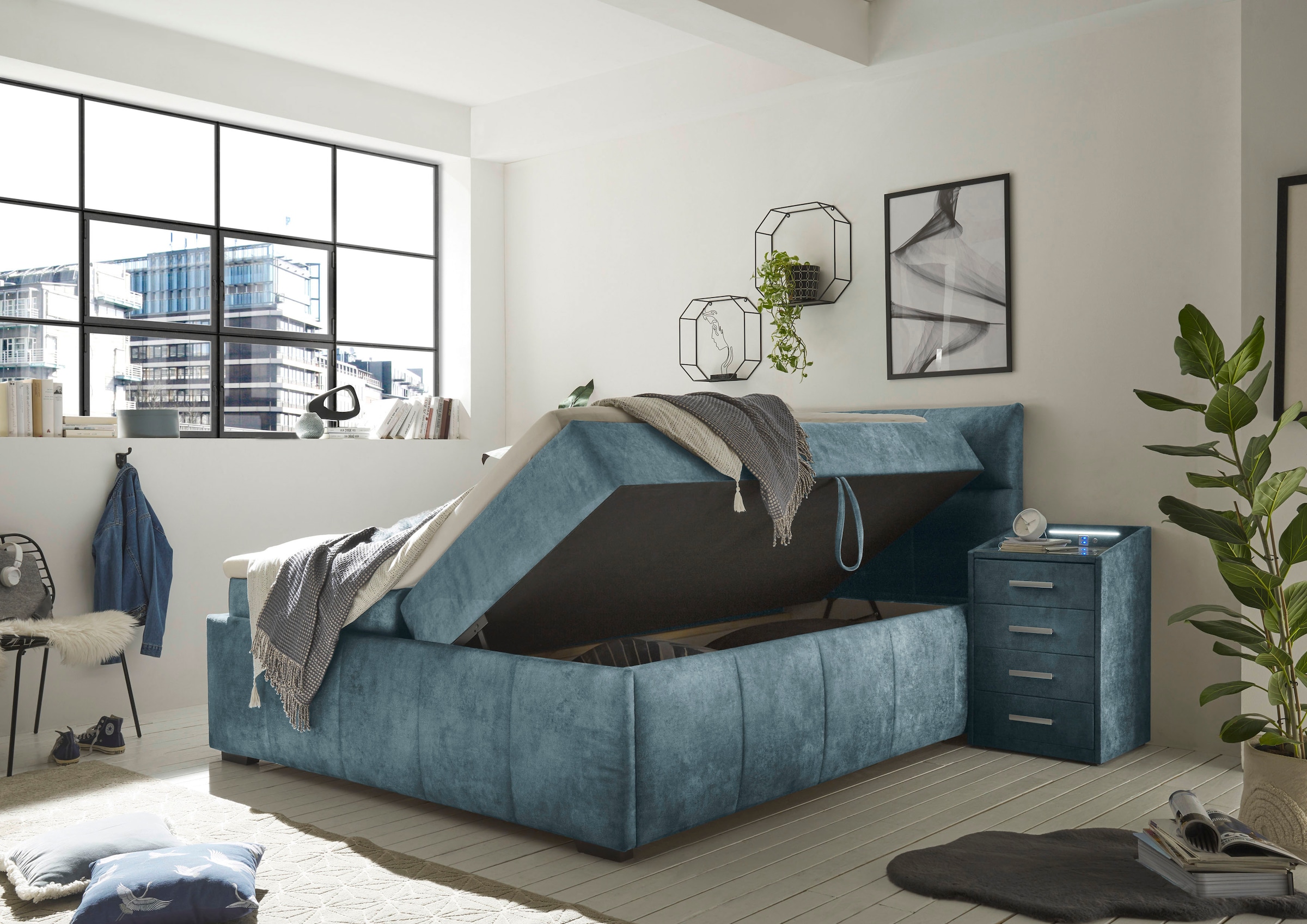 ED EXCITING DESIGN Boxbett »Avidano« inkl. zwei Bettkästen