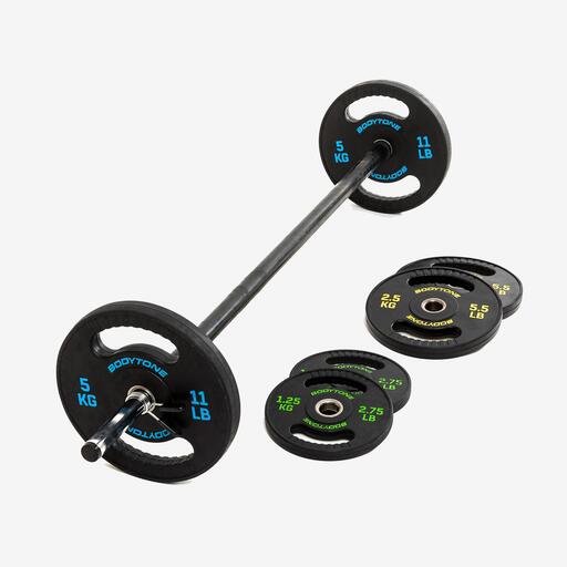 Conjunto Pump Barra + Discos 17kg Bodytone