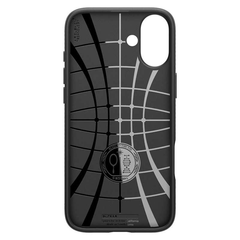iPhone 16 Liquid Air Case Gummi Hülle (ACS08194) - Schwarz