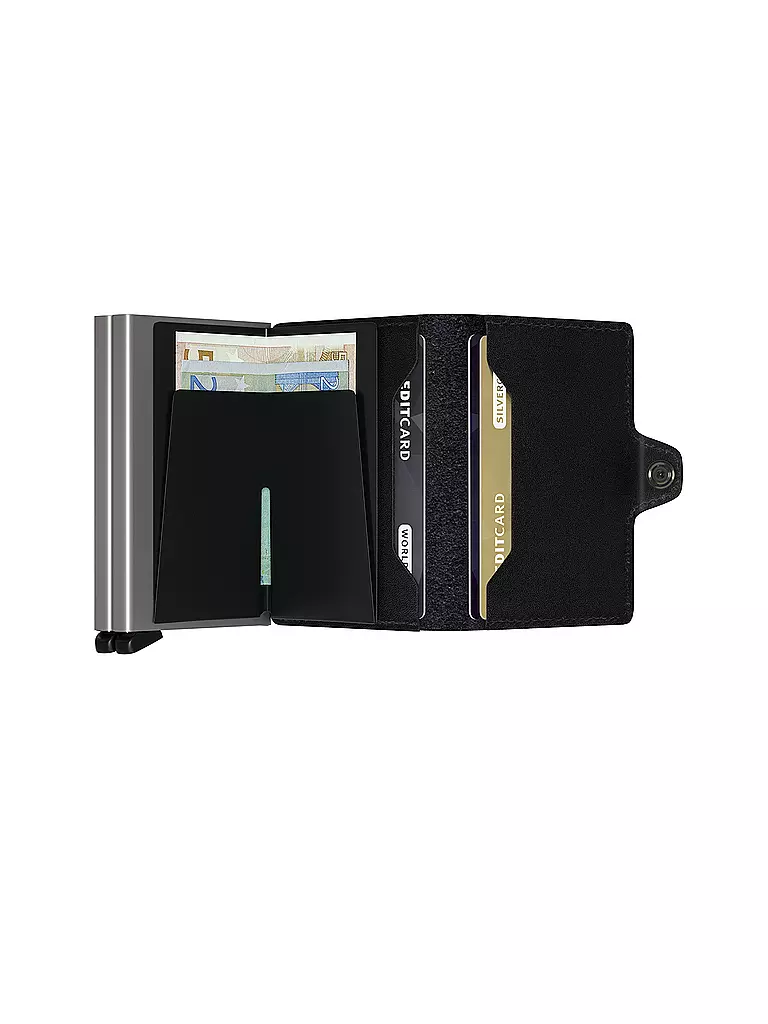 SECRID Geldbörse - Twinwallet Original Twin Black schwarz