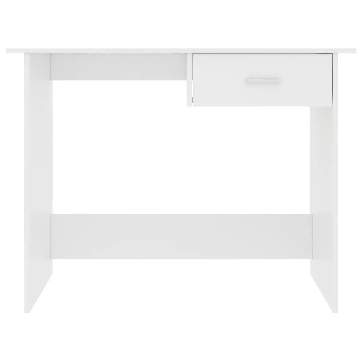 vidaXL Bureau Blanc