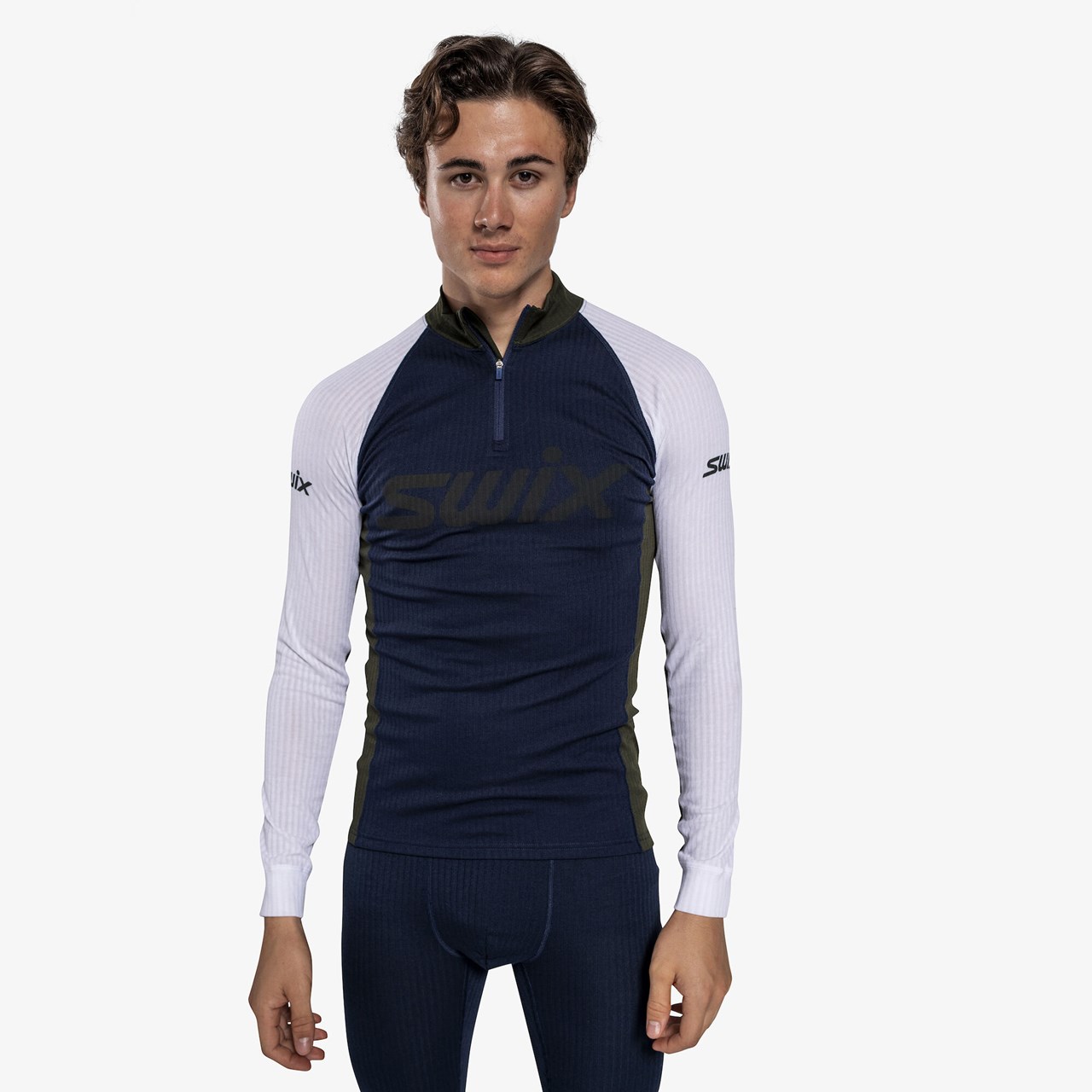 Swix RaceX Classic Half Zip Dark Navy/Bright White