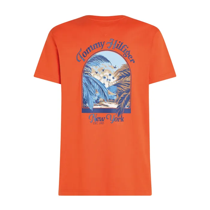 Tommy Hilfiger Relaxed Back Summer Photo Shirt Heren