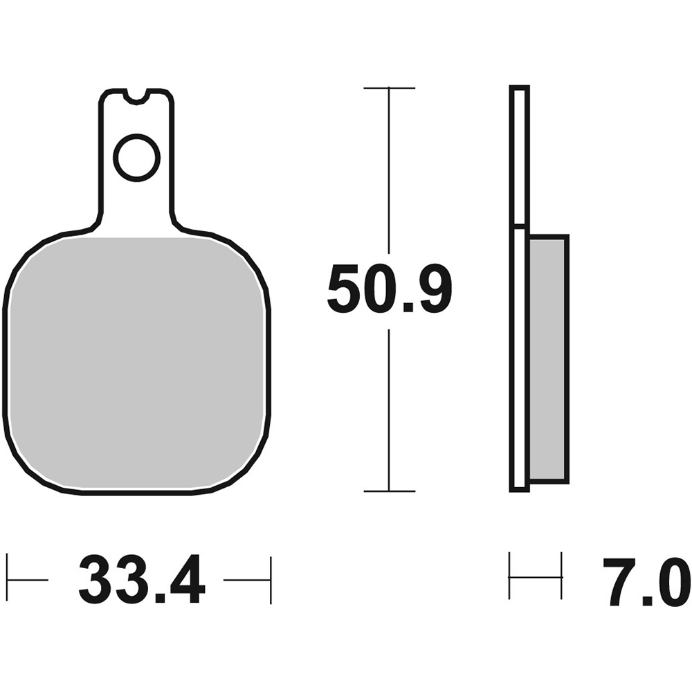 SBS - Plaquettes de frein 656HF