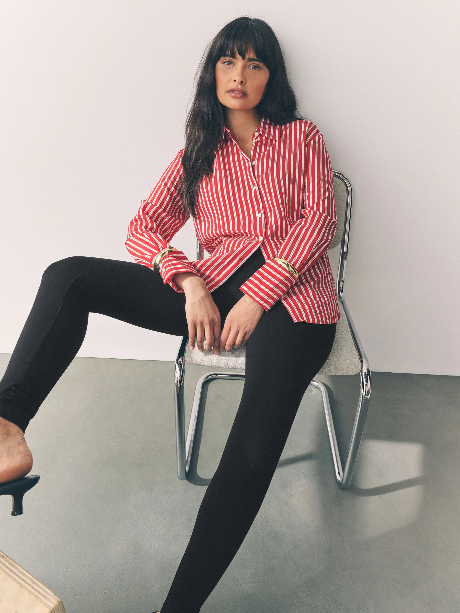 Zwart - Set van 5 lange leggings