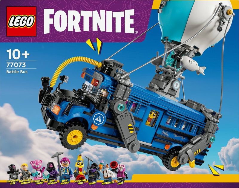 LEGO Fortnite Battle Bus - Speelgoed - 9 Personage Figuren - 77073
