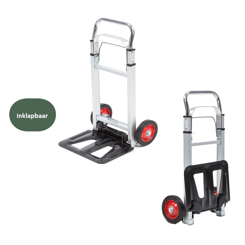 BRASQ 90 kg inklapbare steekwagen - Grey