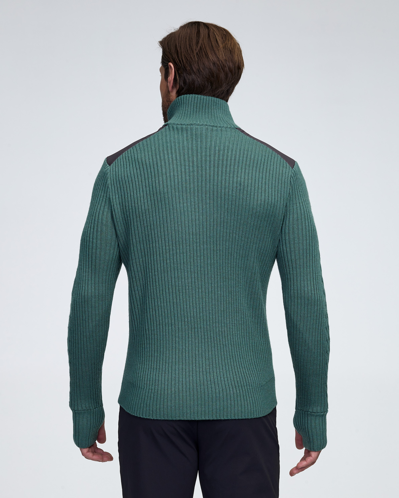 Half Zip Comfy Herre Dark Forest