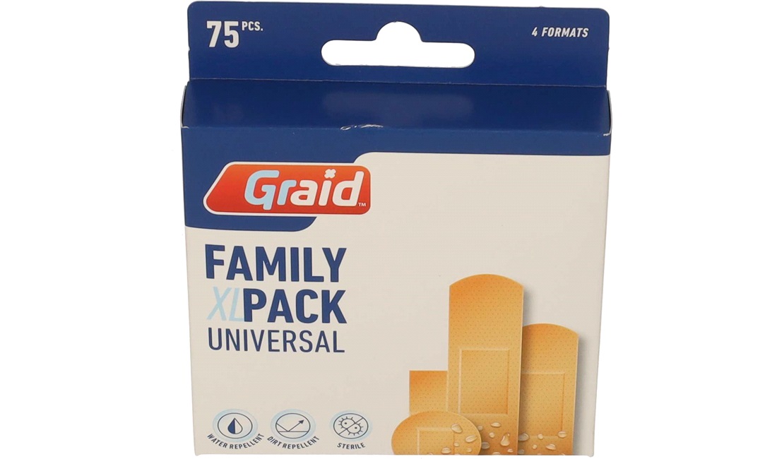 Plaster Family Pack XL - 75 stk.