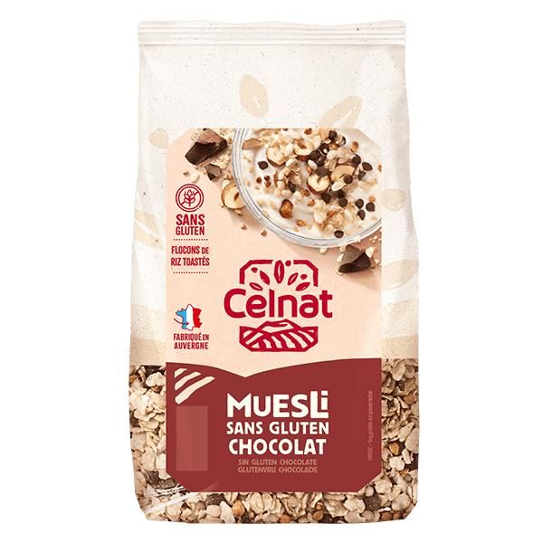 Muesli Sem Gluten Chocolate Bio