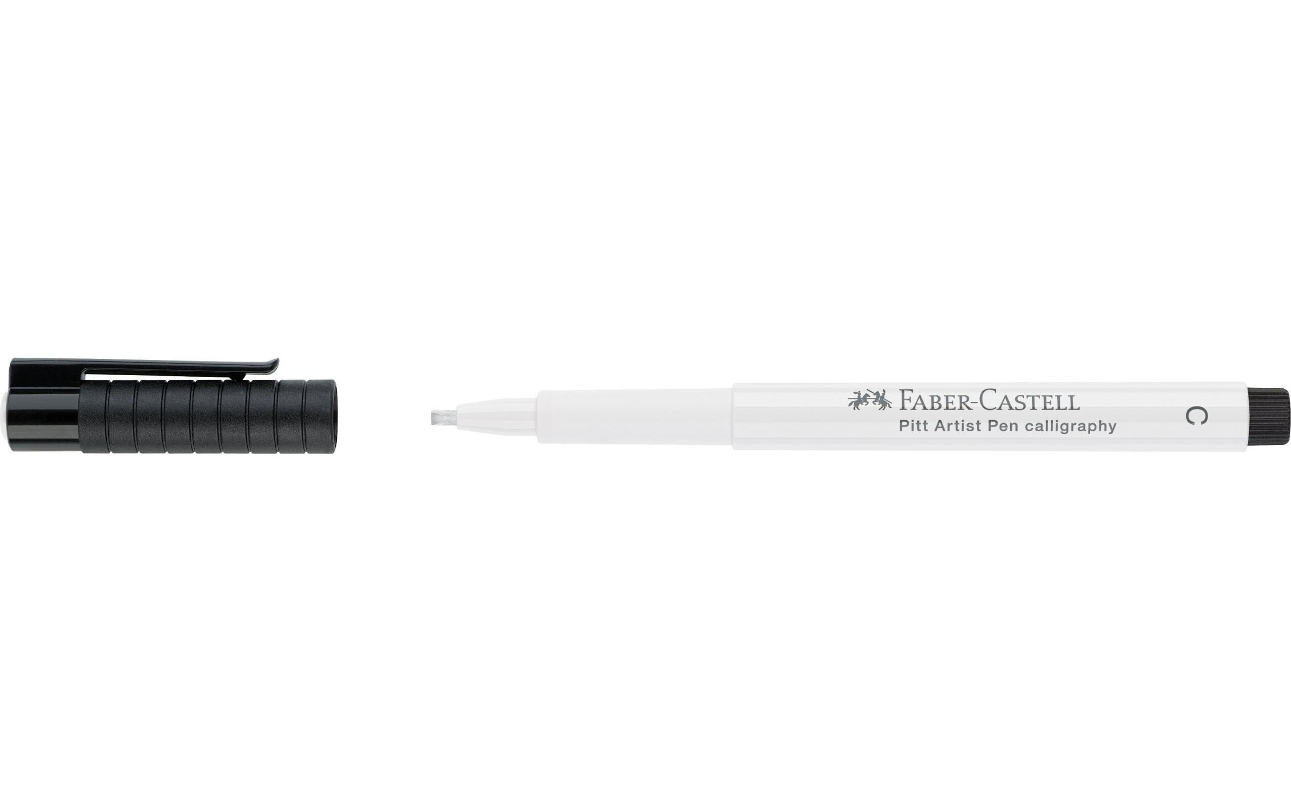 Tuschestift Pitt Artist Pen Calligraphy 101 WeissKalligrafie Stift