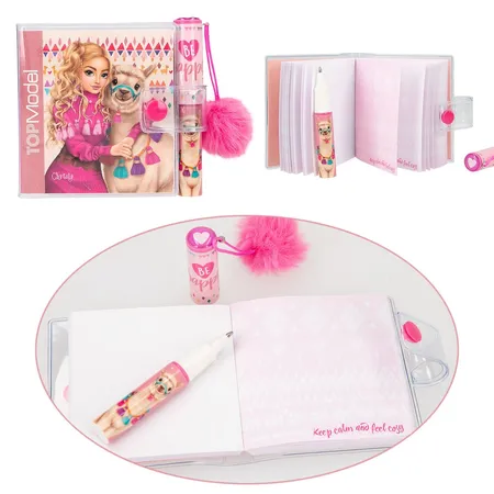 Depesche TOPModel Mini Notizbuch mitKugelschreiber COSY, 1 Stück, 2-fach sortiert
