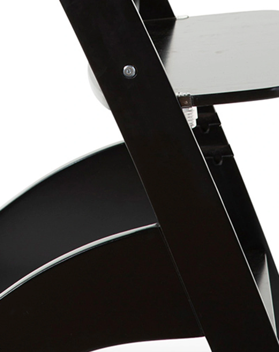 Hochstuhl LAMBDA 3 mit Tischplatte in schwarz