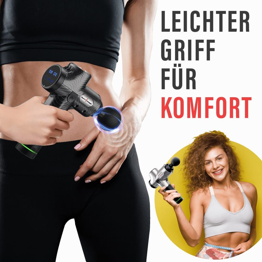 Sport-Knight® Massagegerät LCD Touch Schwarz