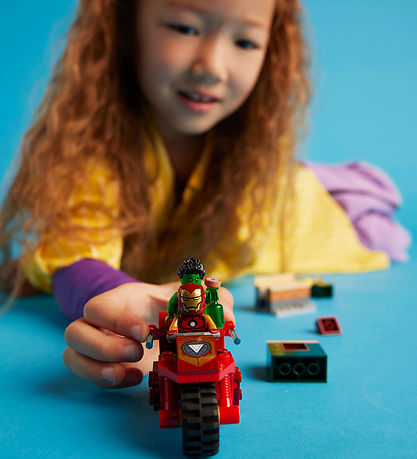 LEGO? Marvel - Iron Man med motorcykel og Hulk 76287 - 68 Dele