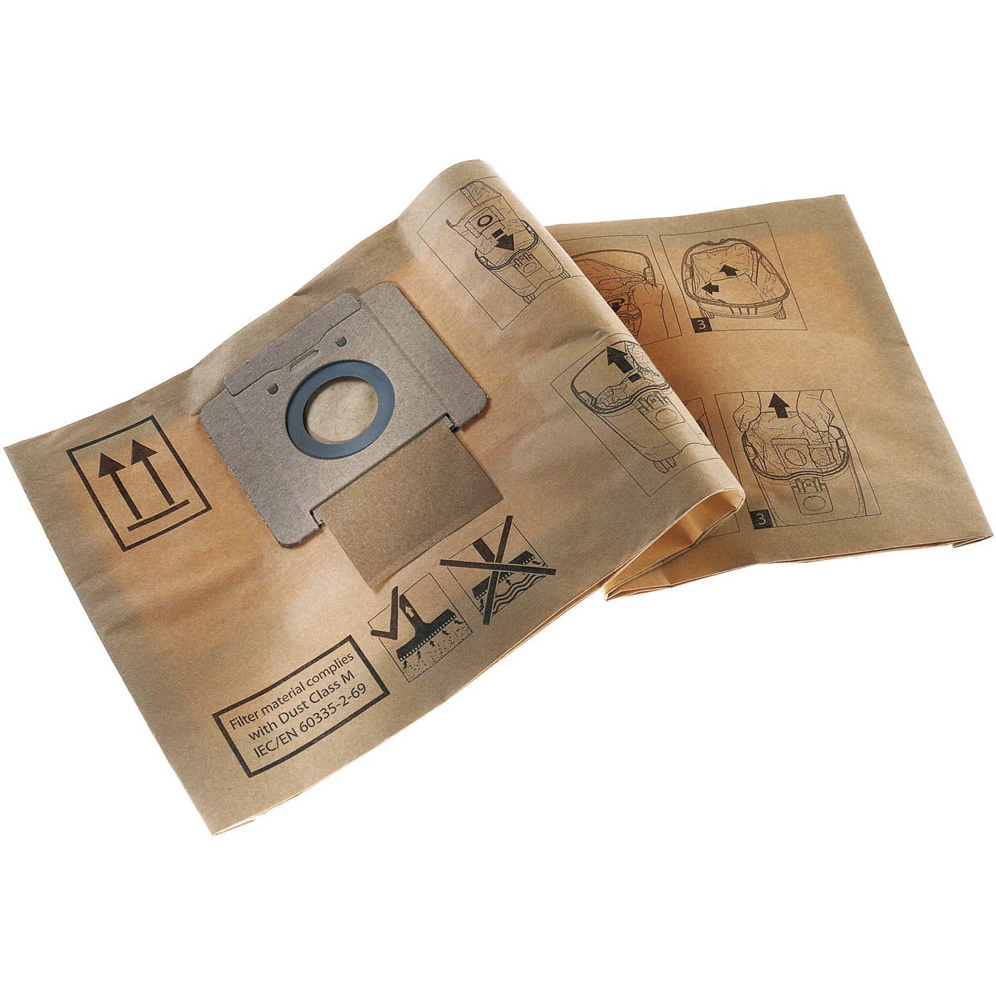 Pacote com 5 sacos de filtro FESTOOL 769136