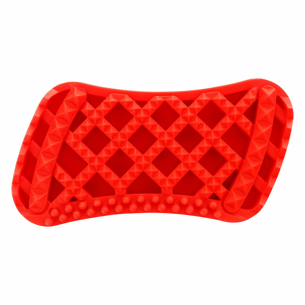 Brosse grands chiens à poils longs rouge