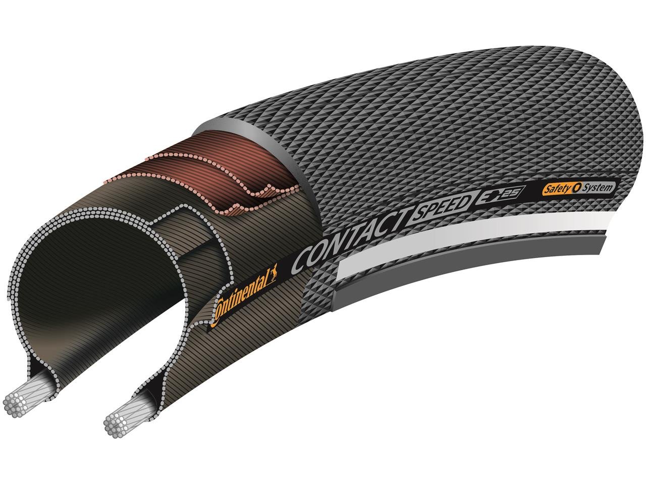 Continental Contact Speed hverdagsdæk 700 x 37C reflekskant