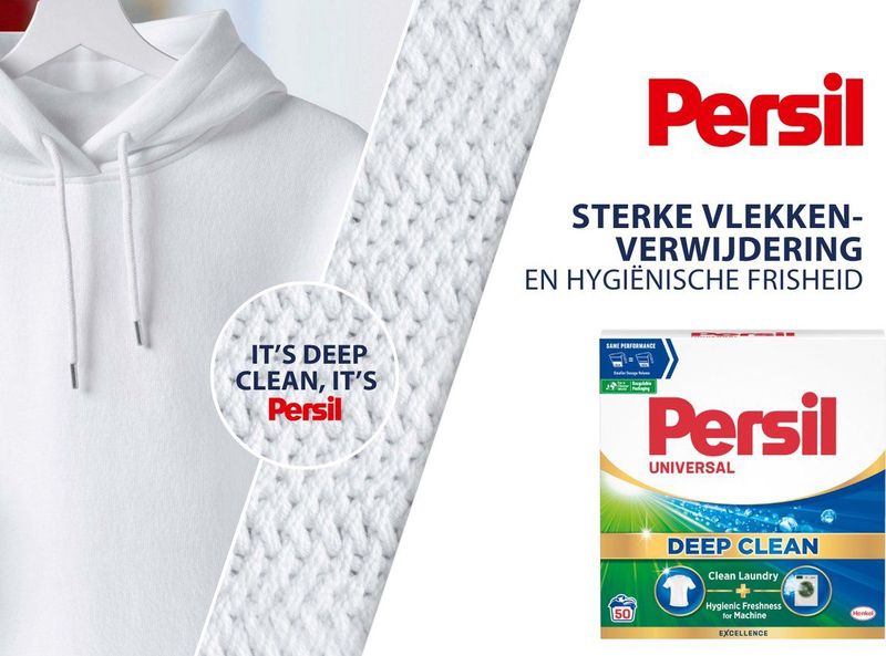 Persil Waspoeder - Wasmiddel - Witte Was - Grootverpakking - 90 Wasbeurten - Waspoeder - Wit