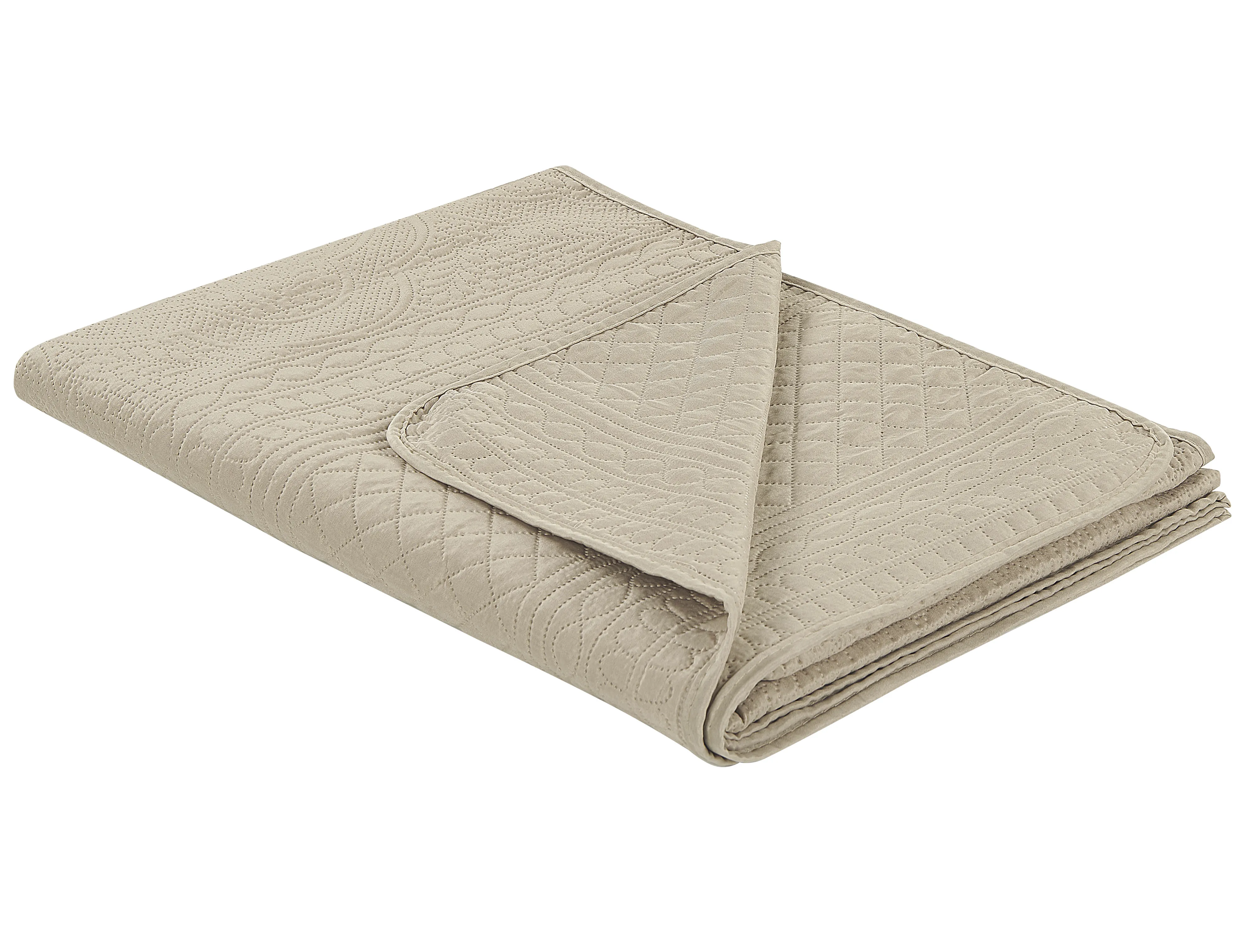 Sprei met kussens SHUSH 160 x 220 cm Taupe