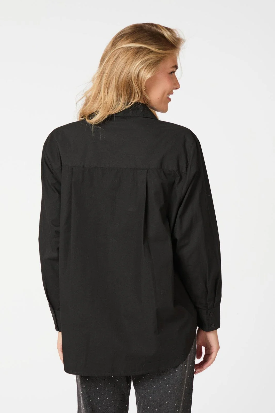 Neo Noir Dalma C Poplin Shirt 164332 black