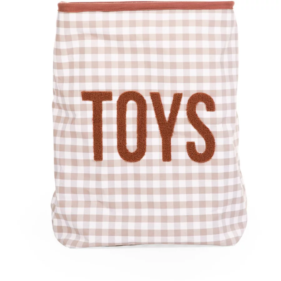 CHILDHOME Vichy Korb nude 35 x 35 x 50 cm