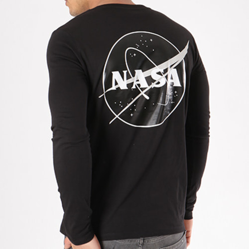 Tee Shirt Manches Longues Insignia Desaturate Noir