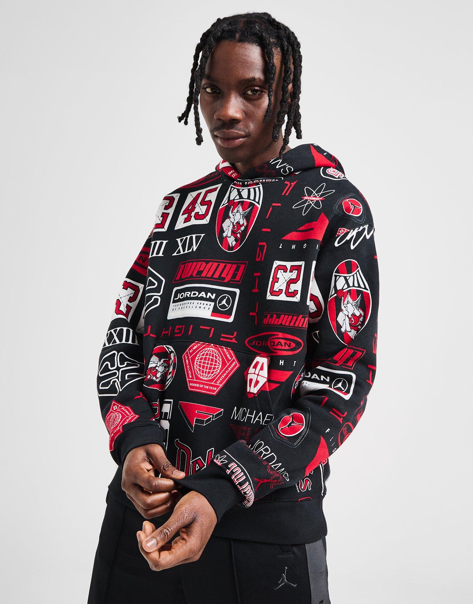 Jordan All Over Print Hoodie