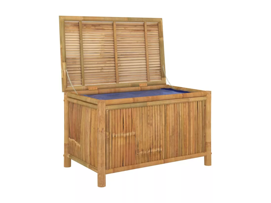 Prolenta Premium - Boîte de rangement de jardin 90x52x55 cm Bambou