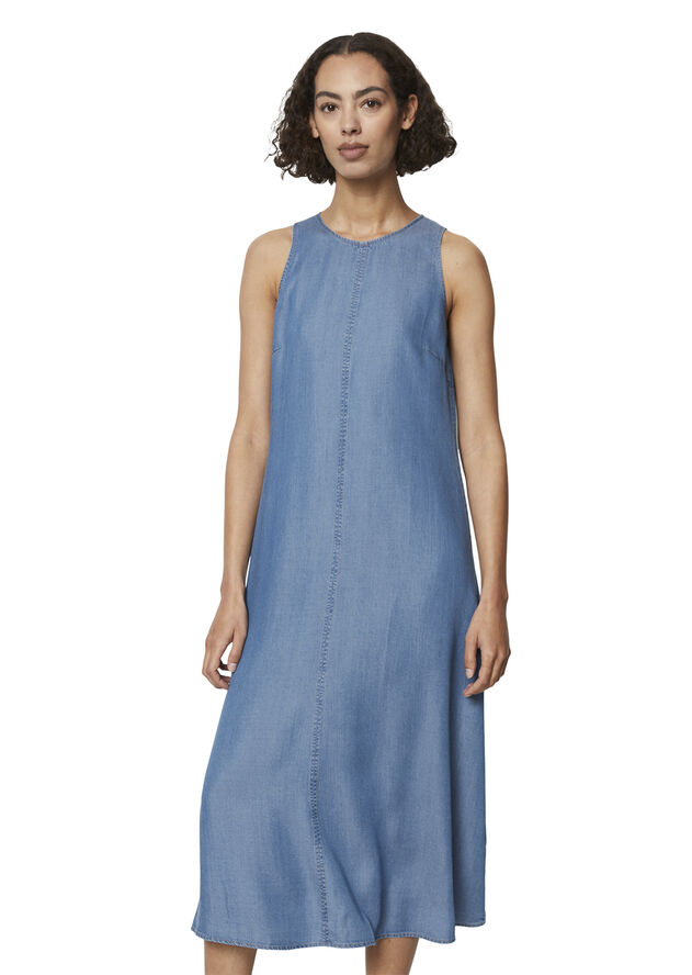 Marc O’Polo Dress, midi style, feminine silhoue Washed sky