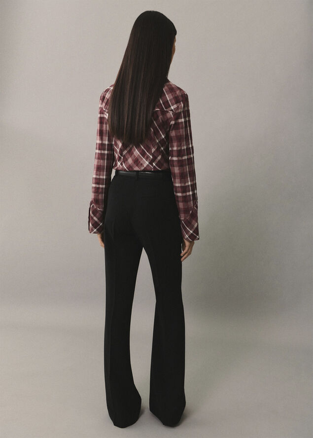 MANGO Check cotton shirt 78